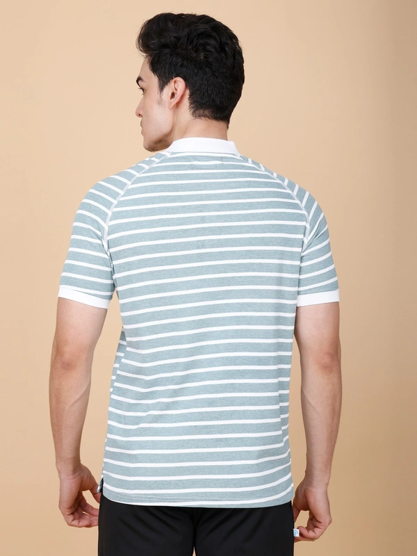 SMART FIT HALF SLEEVE POLO T-SHIRT - XL, GREEN