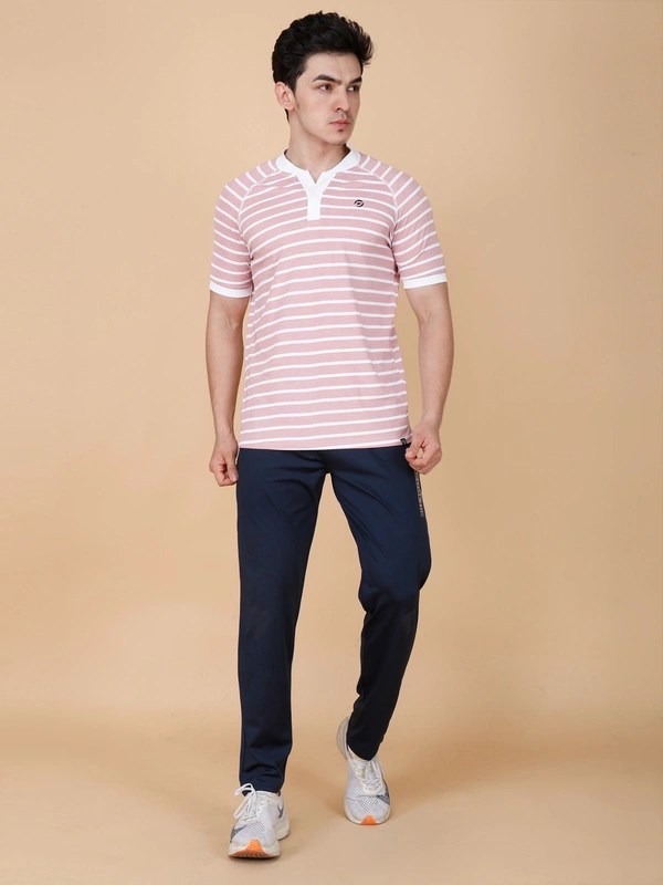 SMART FIT HALF SLEEVE POLO T-SHIRT - XL, ONION PINK