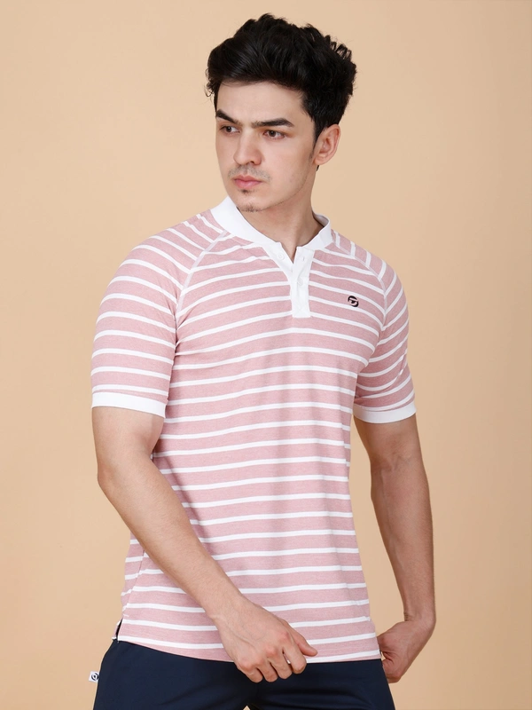 SMART FIT HALF SLEEVE POLO T-SHIRT - XL, ONION PINK