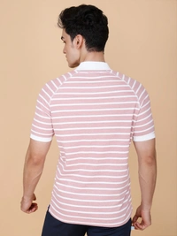 SMART FIT HALF SLEEVE POLO T-SHIRT - XL, ONION PINK