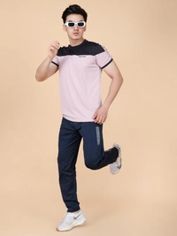 PERFORMANCE PANELLED HALF SLEEVE  T-SHIRT - XL, ONION PINK