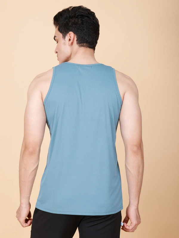 ESSENTIAL GYM TANK TOP/SANDO - M, TEAL GREEN
