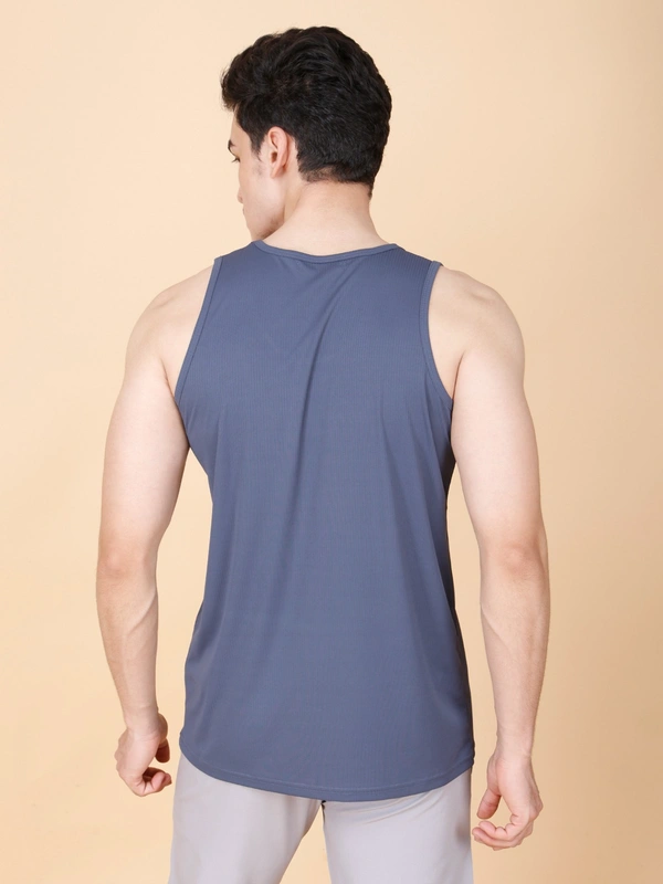 ESSENTIAL GYM TANK TOP/SANDO - M, BLUE