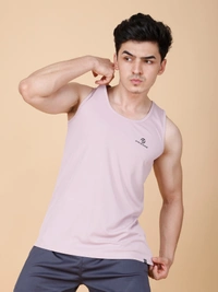 ESSENTIAL GYM TANK TOP/SANDO - L, ONION PINK