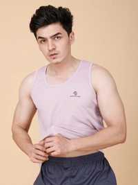 ESSENTIAL GYM TANK TOP/SANDO - L, ONION PINK