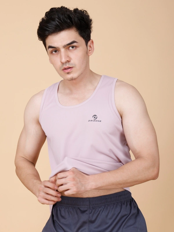 ESSENTIAL GYM TANK TOP/SANDO - L, ONION PINK
