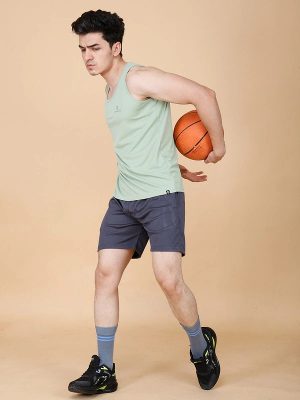 ESSENTIAL GYM TANK TOP/SANDO - XL, PISTA