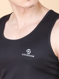ESSENTIAL GYM TANK TOP/SANDO - L, BLACK