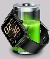 Fire Boltt Ninja Pro Max Smartwatch features a large display of 40mm (1.6 inch), 27 sports mode, SpO2 monitor, heart rate monitoring, and much more. - Blue, Free