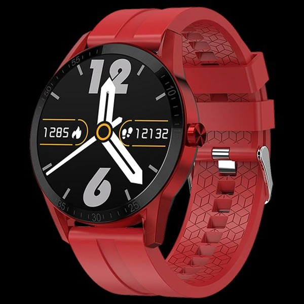 Fire Boltt Fire-Boltt Talk 35.3mm (1.39) Bluetooth Calling with SpO2, Metal Body & Luxury Design Smartwatch - Red, Free