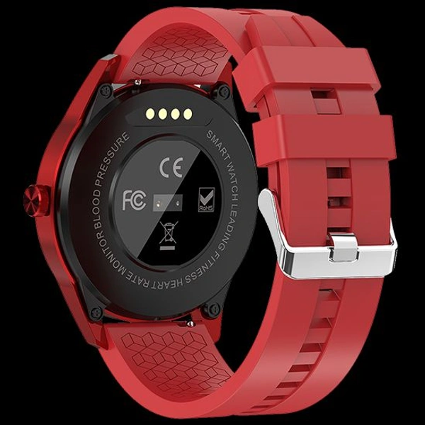 Fire Boltt Fire-Boltt Talk 35.3mm (1.39) Bluetooth Calling with SpO2, Metal Body & Luxury Design Smartwatch - Red, Free