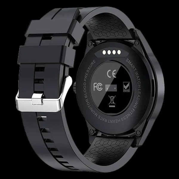 Fire Boltt Fire-Boltt Talk 35.3mm (1.39) Bluetooth Calling with SpO2, Metal Body & Luxury Design Smartwatch - Black, Free