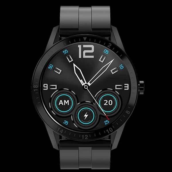 Fire Boltt Fire-Boltt Talk 35.3mm (1.39) Bluetooth Calling with SpO2, Metal Body & Luxury Design Smartwatch - Black, Free