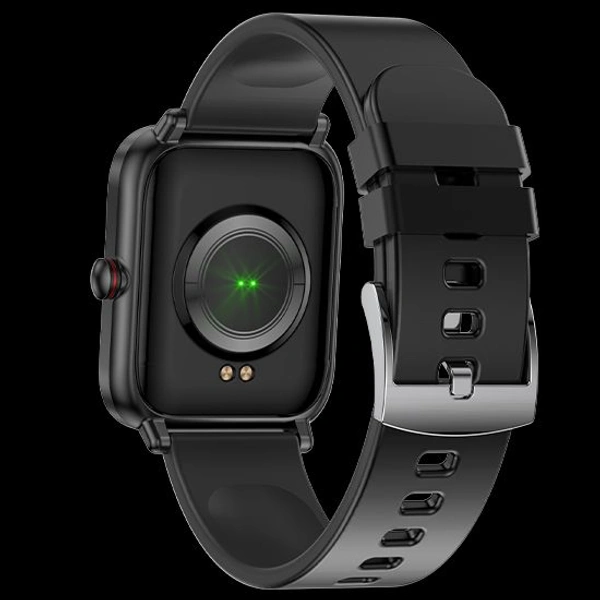 Fire Boltt Ninja Pro Max Smartwatch features a large display of 40mm (1.6 inch), 27 sports mode, SpO2 monitor, heart rate monitoring, and much more. - Free, Black