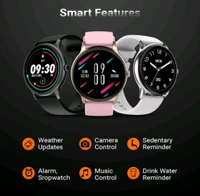 Fire Boltt Fire-Boltt Hurricane Pro features a 35.3mm (1.39-inch) Hd Display, 123 Sports Modes, IP67 Water Resistant, Smart Notifications,  Strong Battery Life, and SpO2 Monitoring - Black, Free