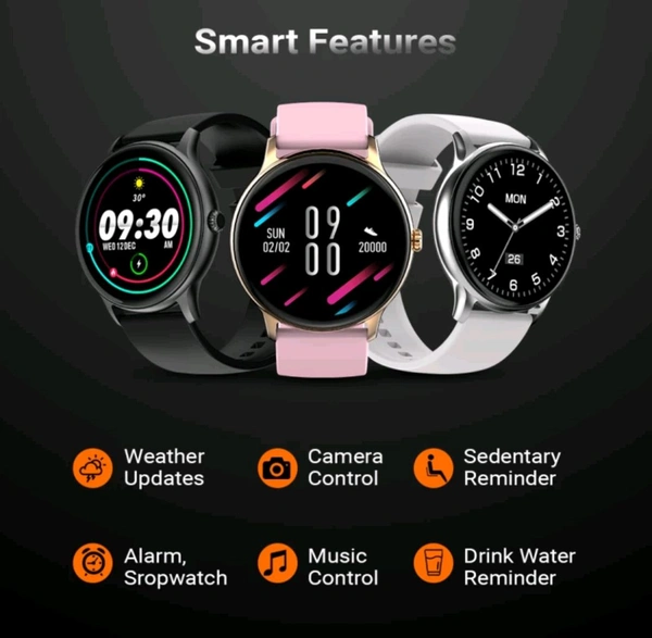 Fire Boltt Fire-Boltt Hurricane Pro features a 35.3mm (1.39-inch) Hd Display, 123 Sports Modes, IP67 Water Resistant, Smart Notifications,  Strong Battery Life, and SpO2 Monitoring - Black, Free