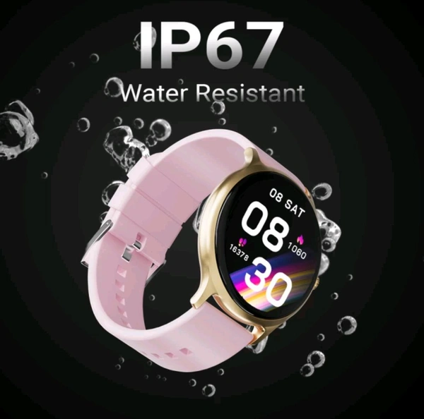 Fire Boltt Fire-Boltt Hurricane Pro features a 35.3mm (1.39-inch) Hd Display, 123 Sports Modes, IP67 Water Resistant, Smart Notifications,  Strong Battery Life, and SpO2 Monitoring - Black, Free