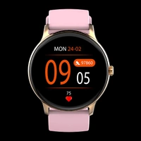 Fire Boltt Fire-Boltt Hurricane Pro features a 35.3mm (1.39-inch) Hd Display, 123 Sports Modes, IP67 Water Resistant, Smart Notifications,  Strong Battery Life, and SpO2 Monitoring - Pink, Free