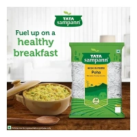 Tata Sampann High Dietary Poha 500 gm High in Fibre, Thick - 500g