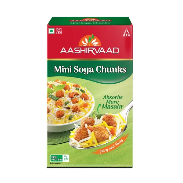 Aashirvaad Mini Soya Chunks 200g - 200g