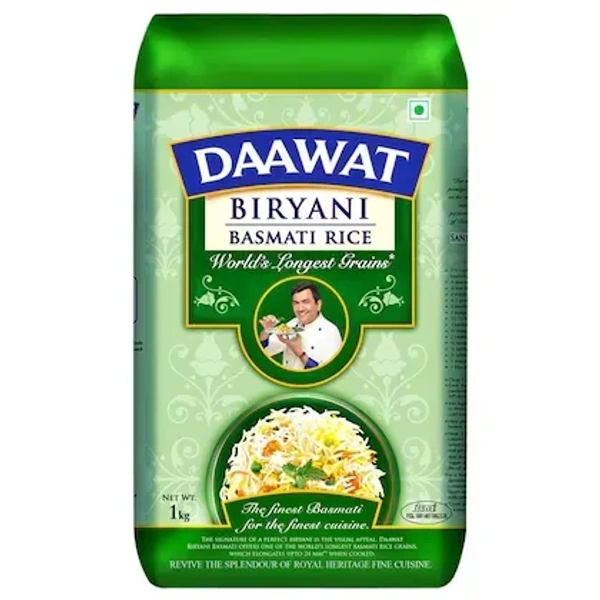 Daawat Biryani Basmati Rice 1 kg - 1kg
