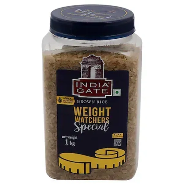 India Gate Weight Watchers Special Brown Rice 1 kg - 1kg