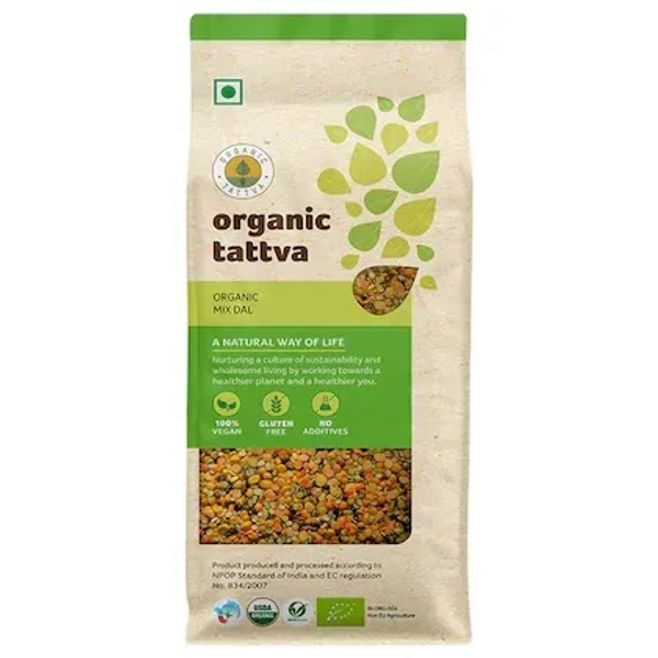 Organic Tattva Mix Dal 500 g - 500gm