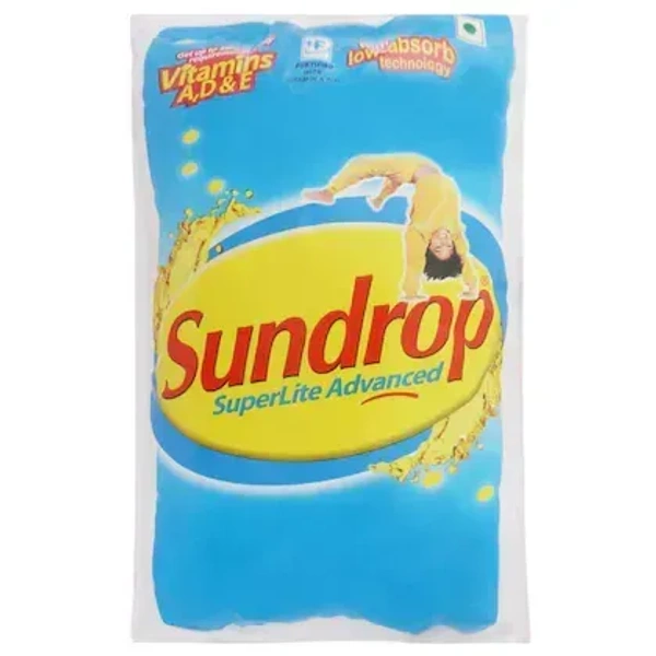 Sundrop SuperLite Advanced Refined Sunflower Oil 1 L (Pouch) - 1L