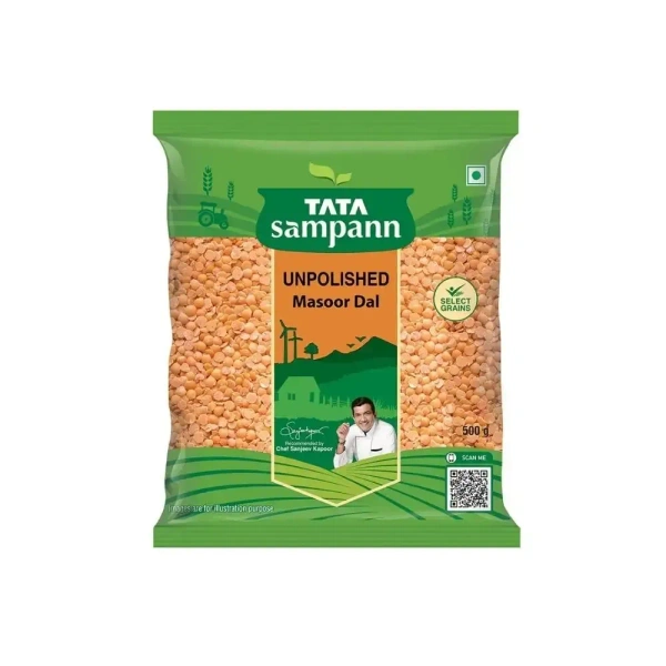 Tata Sampann Masoor Dal Red 500G - 500gm