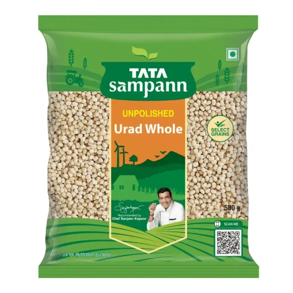 Tata Sampann Whole Urad Dal 500 gm - 500g