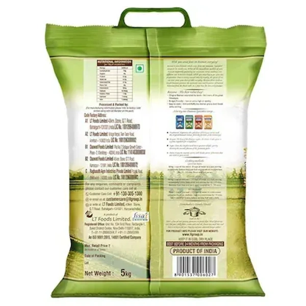 Daawat Rozana Gold Basmati Rice 5 kg - 5 kg