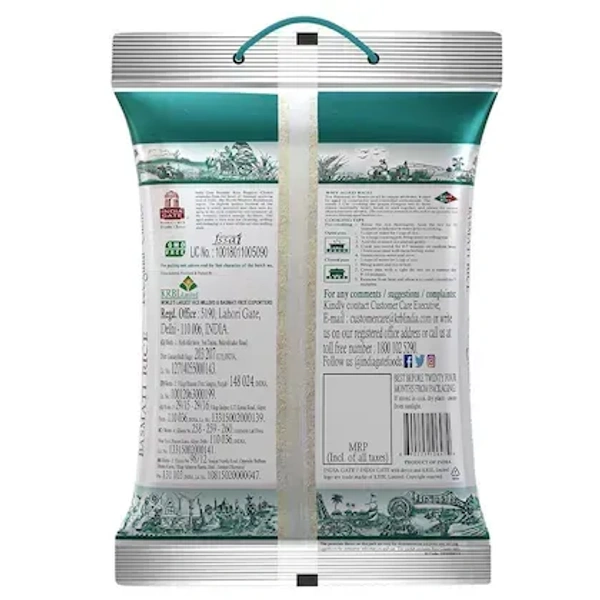 India Gate Regular Choice Basmati Rice 5 kg - 5kg