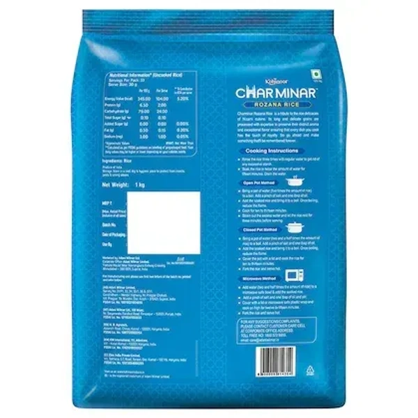 Kohinoor Charminar Rozana Rice 1 kg - 1kg