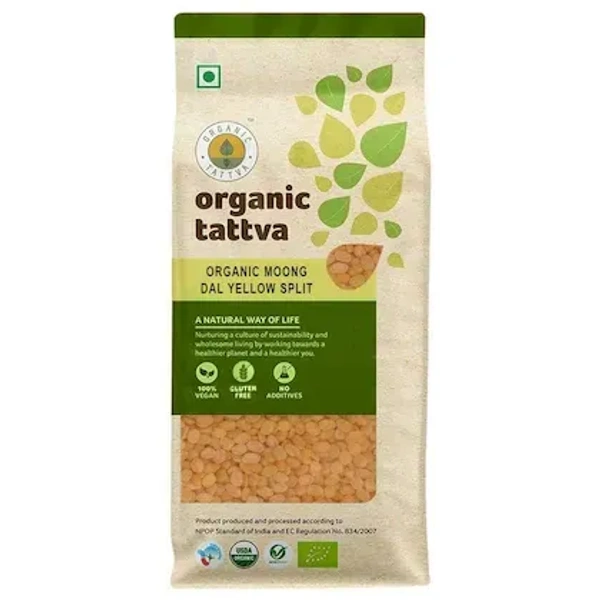  Organic Tattva Yellow Moong Dal 1 kg - 1kg