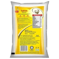 Saffola Gold Rice Bran And Corn Based Blended Oil 1 L - 1L