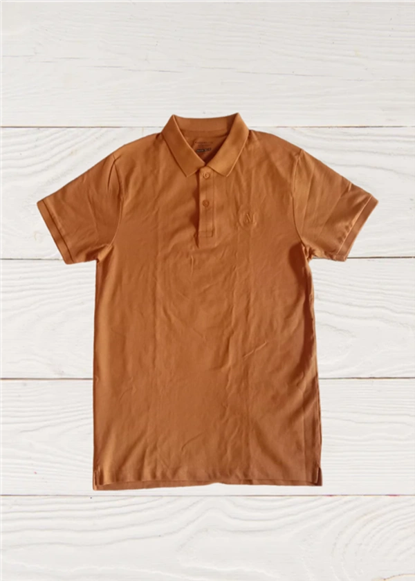 Maxzone Box pack POLO 3250 Plain matte cotton polos with premium quality. - BROWN