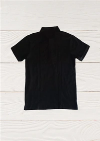 Maxzone Box pack POLO 3250 Plain Matte cotton polos with premium quality. - BLACK