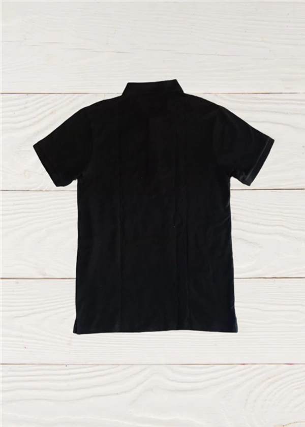 Maxzone Box pack POLO 3250 Plain Matte cotton polos with premium quality. - BLACK