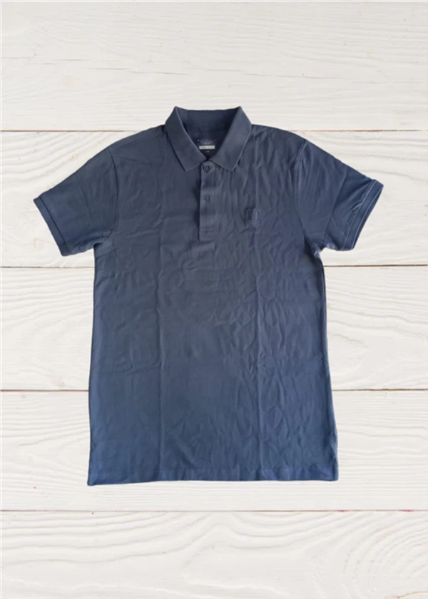Maxzone Box pack POLO 3250 Plain Matte cotton polos with premium quality. - BLUE