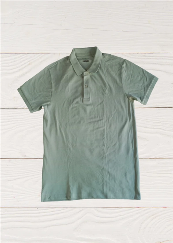Maxzone Box pack POLO 3250 Plain Matte cotton polos with premium quality. - BEIGE LIGHT GREEN