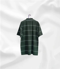 Milano 3750 Pure cotton collar tshirt / with pocket - 48, Military green