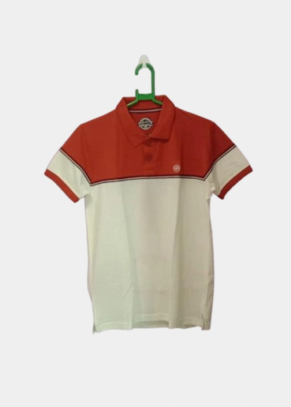 Volume9 3300 COLLAR TSHIRTS / MATTE COTTON / WRINKLE FREE / SOFT AND LIGHT WEIGHT MATERIAL / ATTRACTIVE COLOR COMBINATIONS - 38 - S, Dual color
