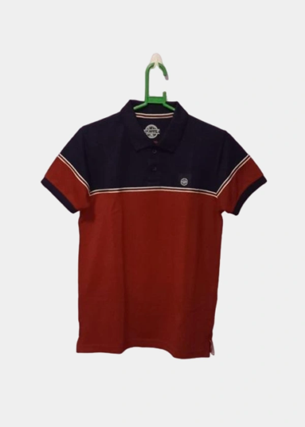 Volume9 3300 COLLAR TSHIRTS / MATTE COTTON / WRINKLE FREE / SOFT AND LIGHT WEIGHT MATERIAL / ATTRACTIVE COLOR COMBINATIONS - 40 - M, Dual color