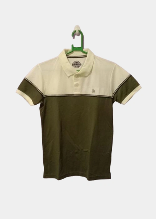Volume9 3300 COLLAR TSHIRTS / MATTE COTTON / WRINKLE FREE / SOFT AND LIGHT WEIGHT MATERIAL / ATTRACTIVE COLOR COMBINATIONS - 38 - S, Dual color