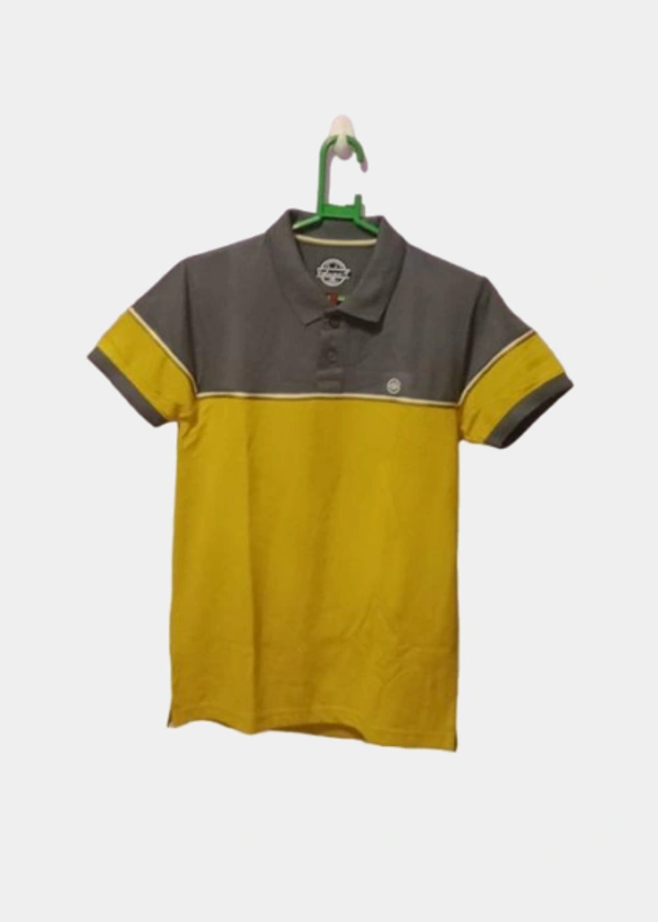 Volume9 3300 COLLAR TSHIRTS / MATTE COTTON / WRINKLE FREE / SOFT AND LIGHT WEIGHT MATERIAL / ATTRACTIVE COLOR COMBINATIONS - 38 - S, Dual color