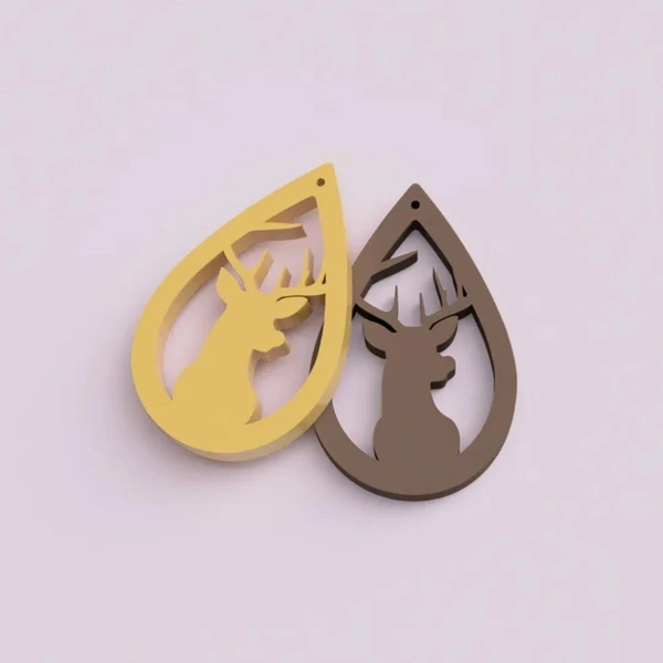 Reindeer Earring