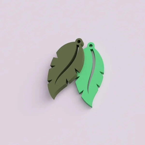 Banana Leaf Earring
