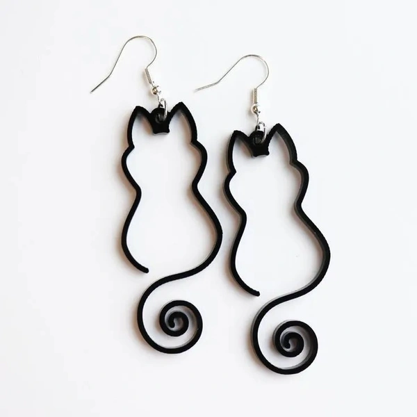 Cat Earring