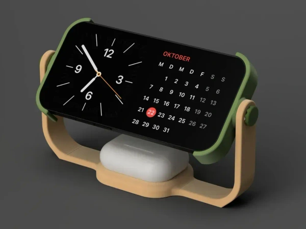 Wireless Charging Stand for phone and earbuds