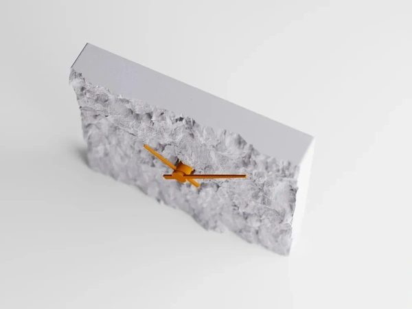 Styra Rock Stone Pattern - 15.2 cm, White